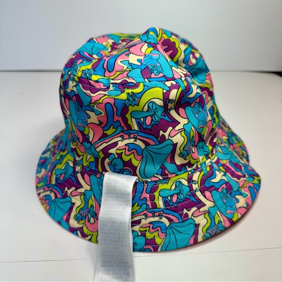 NWT. Disney Parks Alice in Wonderland Psychedelic Reversible Bucket Hat. - Picture 7 of 10